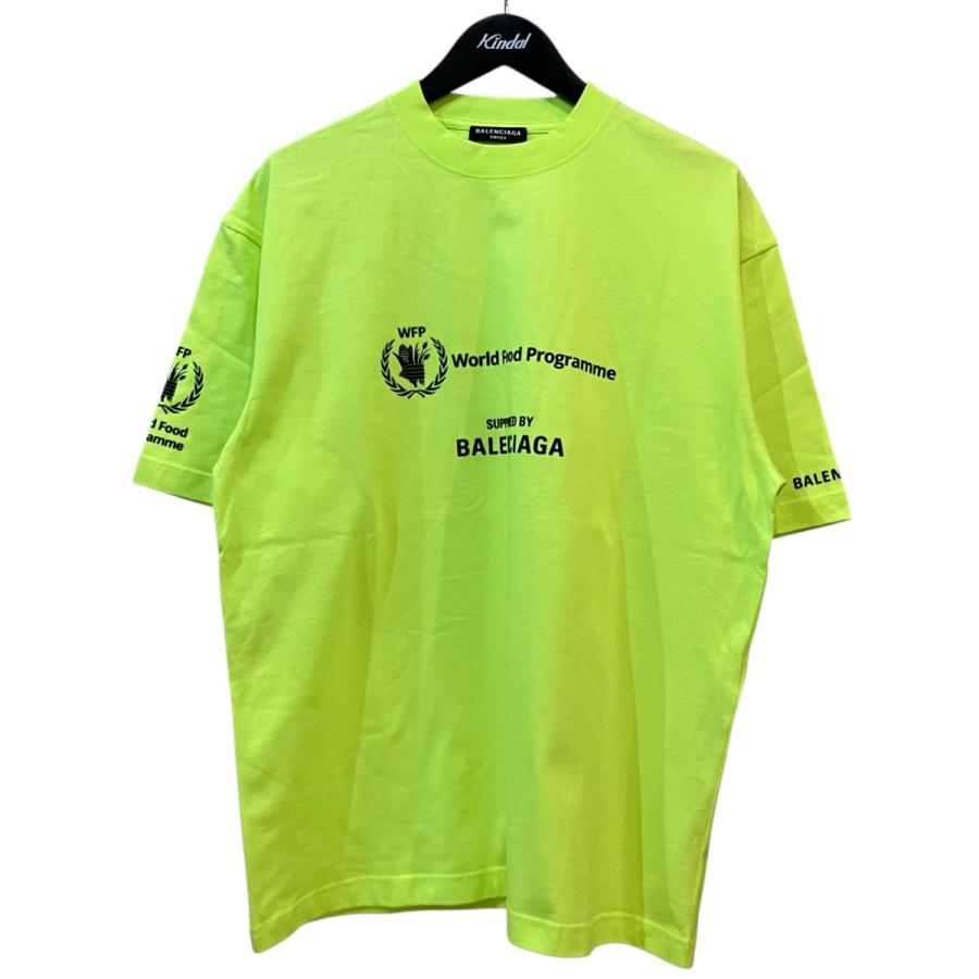 【新品】BALENCIAGA WFP Tシャツ ライトイエロー BALENCIAGA（バレンシアガ） 【値下げ】BALENCIAGA WFPプリントTシャツ