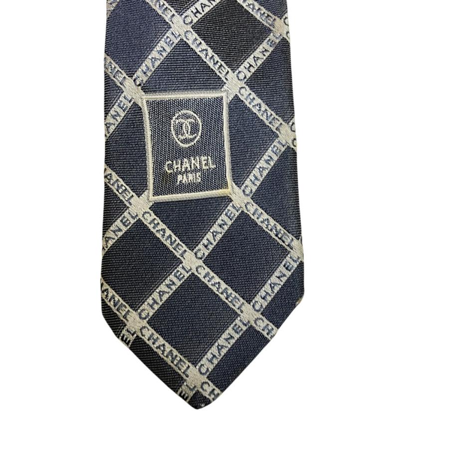 【新品】CHANEL シャネル ネクタイ グレー CHANEL（シャネル） ロゴネクタイ グレー : カインドオルYahoo!店