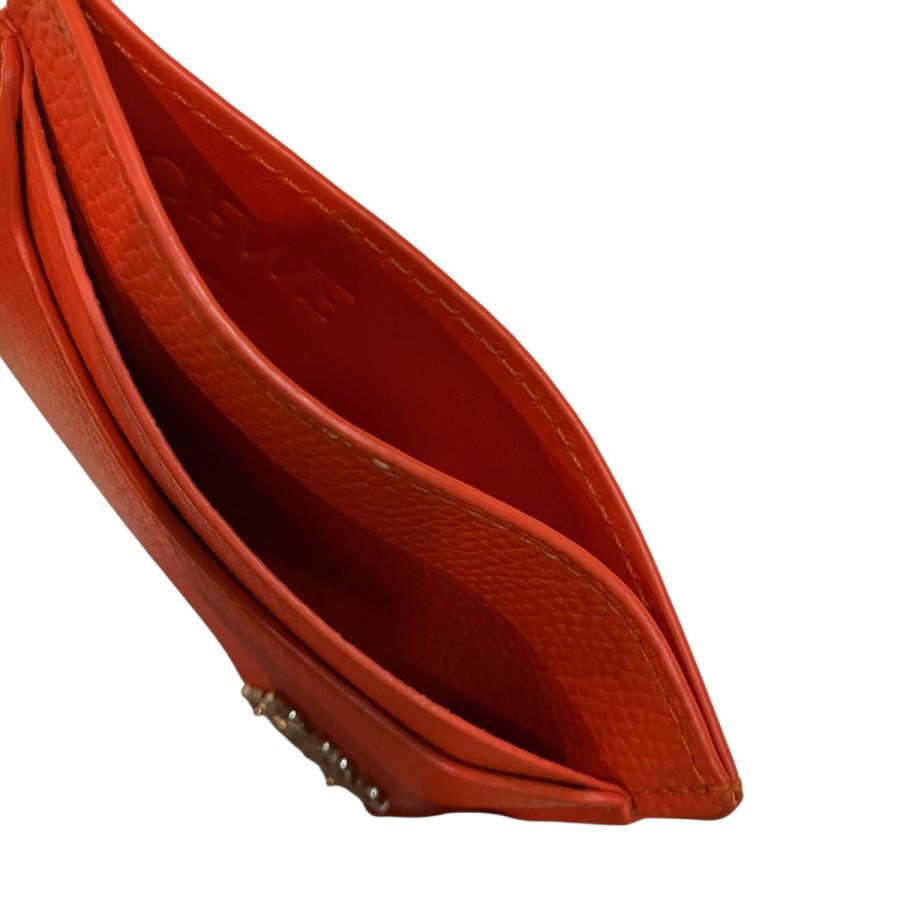 LOEWE オレンジレザーケース　カードケース LOEWE（ロエベ） カードケース オレンジ : カインドオルYahoo!店