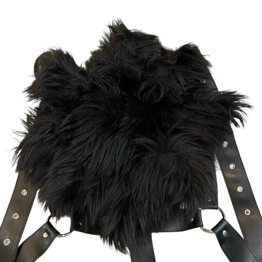 【新品未使用品】ノワール　ケイ　ニノミヤ　ハーネス(ファーバック付き) noir kei ninomiya 【値下げ】noir kei ninomiya ファーハーネスバック