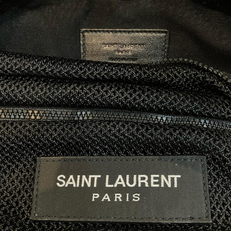 値下げ】Saint Laurent Paris ロゴメッシュウエストバッグ 671640