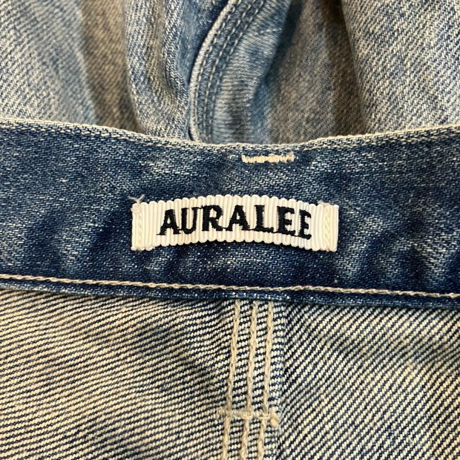 オーラリー AURALEE 「SELVEDGE FADED HEAVY DENIM PAINTER PANTS」 ペインターデニムパンツ A24AP0の画像