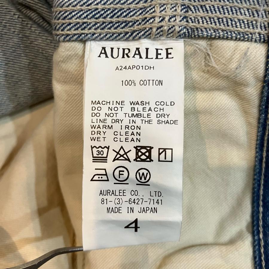 オーラリー AURALEE 「SELVEDGE FADED HEAVY DENIM PAINTER PANTS」 ペインターデニムパンツ A24AP0の画像