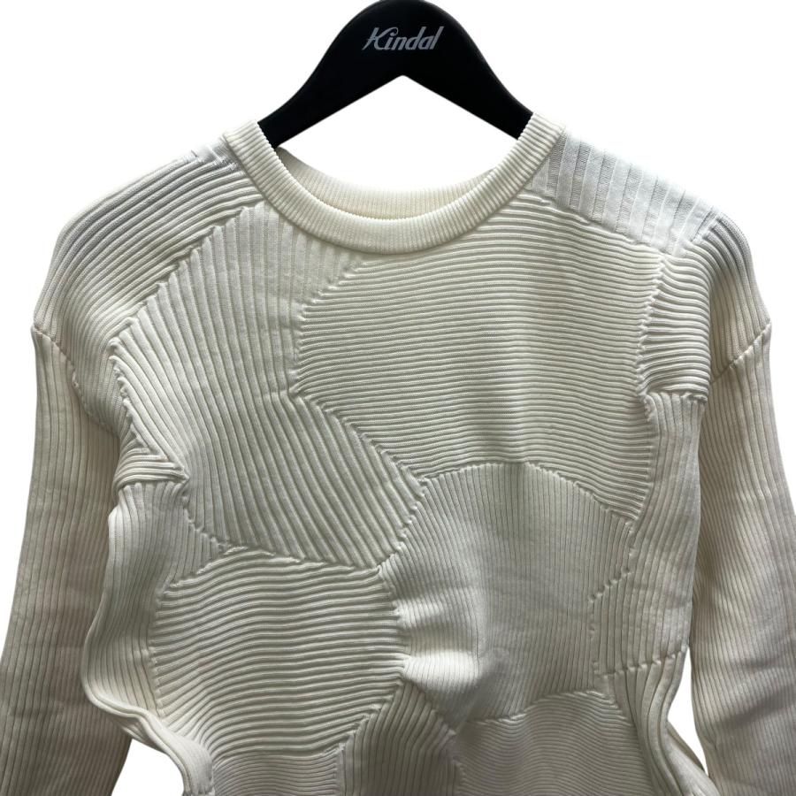 イッセイミヤケ ISSEY MIYAKE KONE KONE コネコネ変形ニットワンピース アイボリー サイズ：2_1