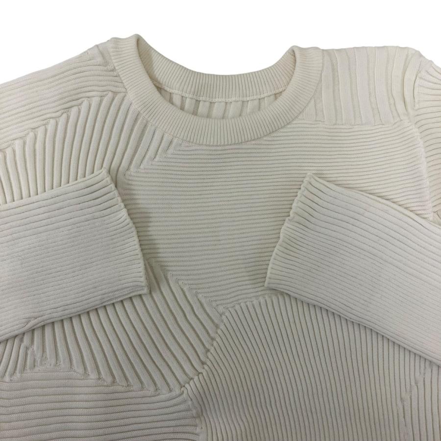 イッセイミヤケ ISSEY MIYAKE KONE KONE コネコネ変形ニットワンピース アイボリー サイズ：2_4