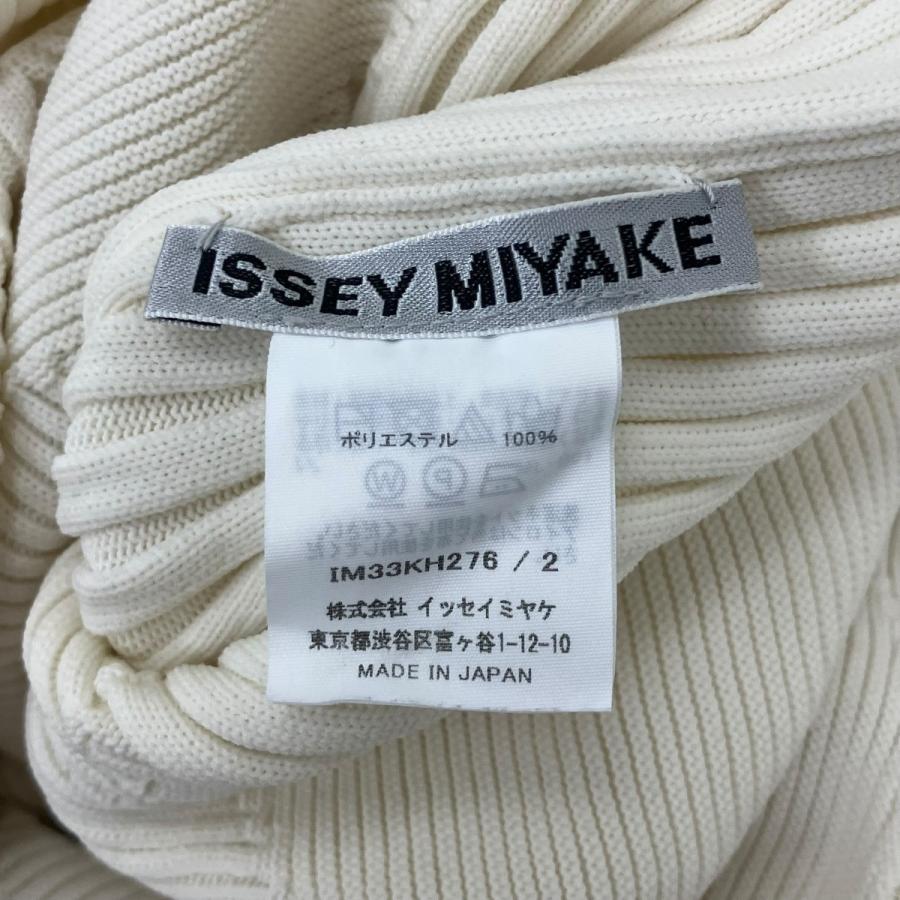 イッセイミヤケ ISSEY MIYAKE KONE KONE コネコネ変形ニットワンピース アイボリー サイズ：2_5
