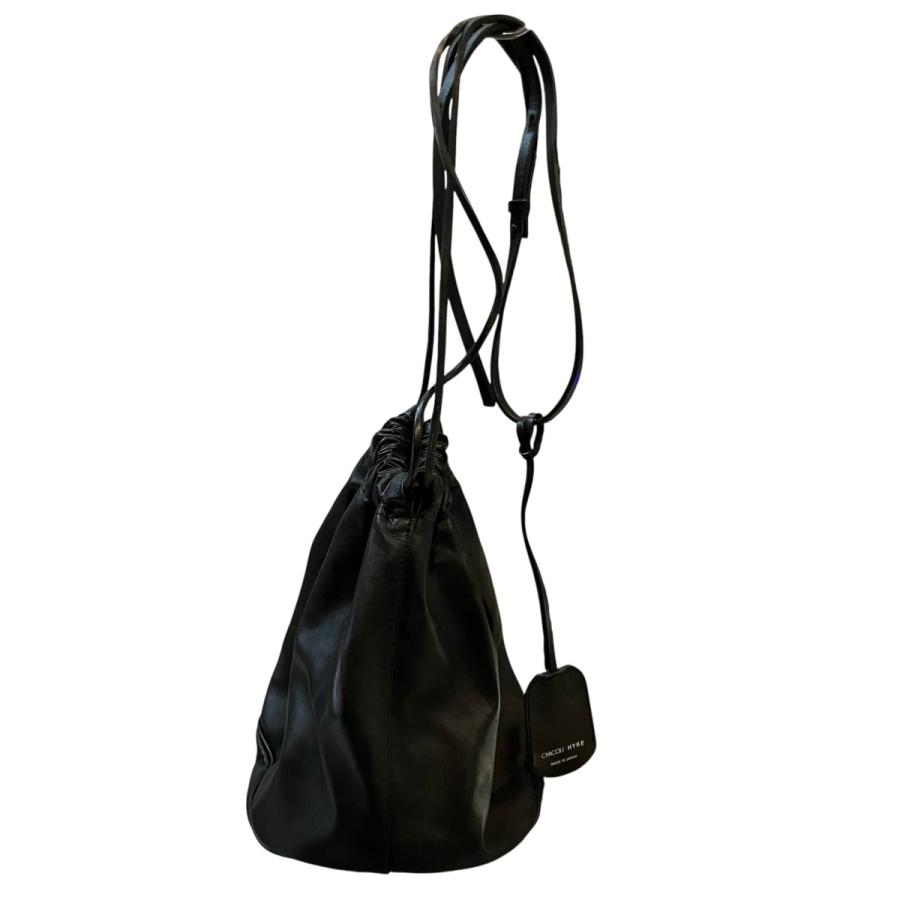 HYKE × CHACOLI コラボ レザー2WAYバッグ ブラック 美品 HYKE × CHACOLI コラボ レザー2WAYバッグ ブラック 美品 CHACOLI×HYKE