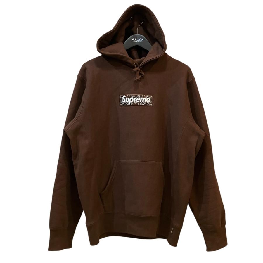 Supreme バンダナ ボックス ロゴ パーカー sサイズ Supreme（シュプリーム） Supreme 19AW 「Bandana Box Logo Hooded