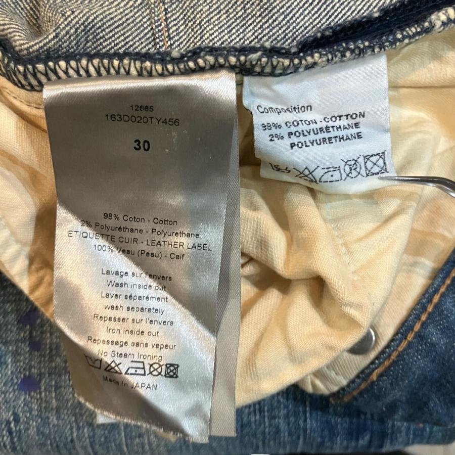 Dior HOMME ディオールオム Homme ペンキ加工デニムパンツ