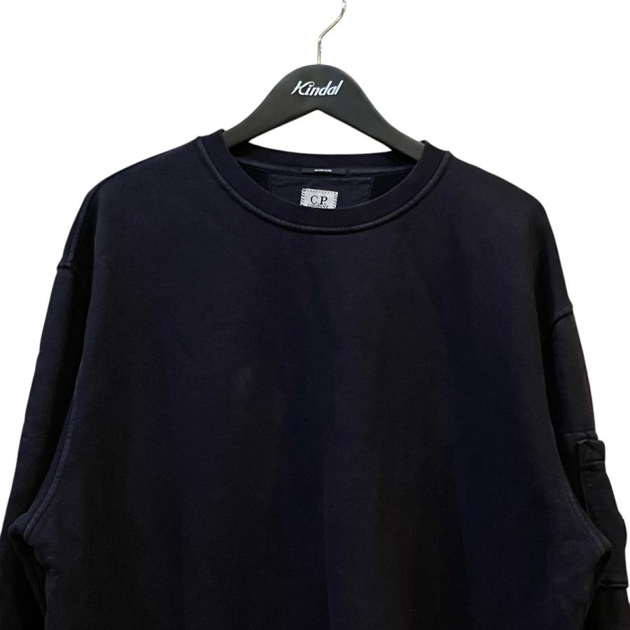 シーピーカンパニー C．P COMPANY 袖ロゴスウェット 17CMSS060A 006372R パープル サイズ：L