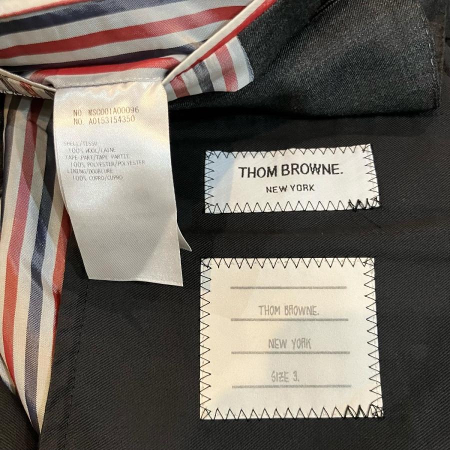 トム・ブラウン Thom Browne セットアップスーツ MSC001A00096／MSC001A00096 グレー サイズ：3/3の画像
