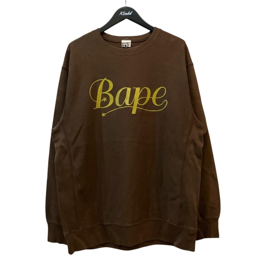 値下げ】BAPE BY A BATHING APE フロントブランドロゴスウェット