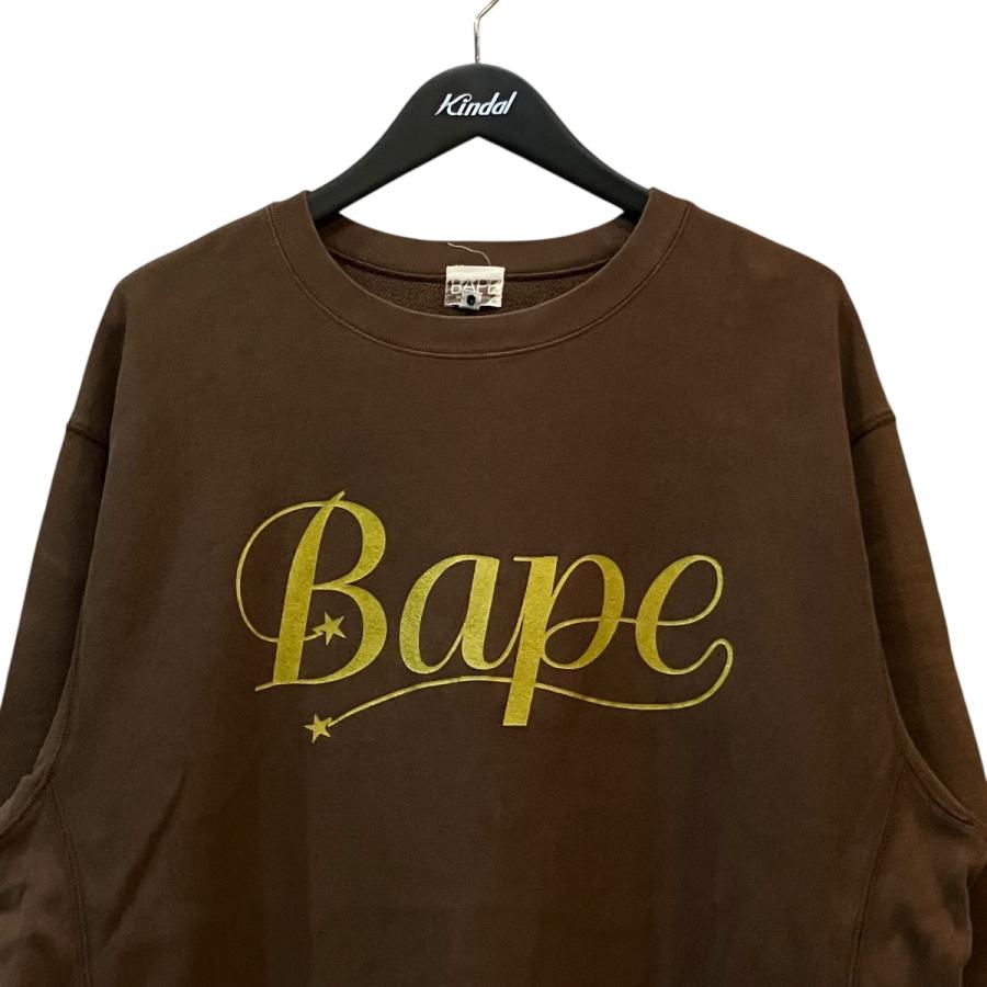 値下げ】BAPE BY A BATHING APE フロントブランドロゴスウェット
