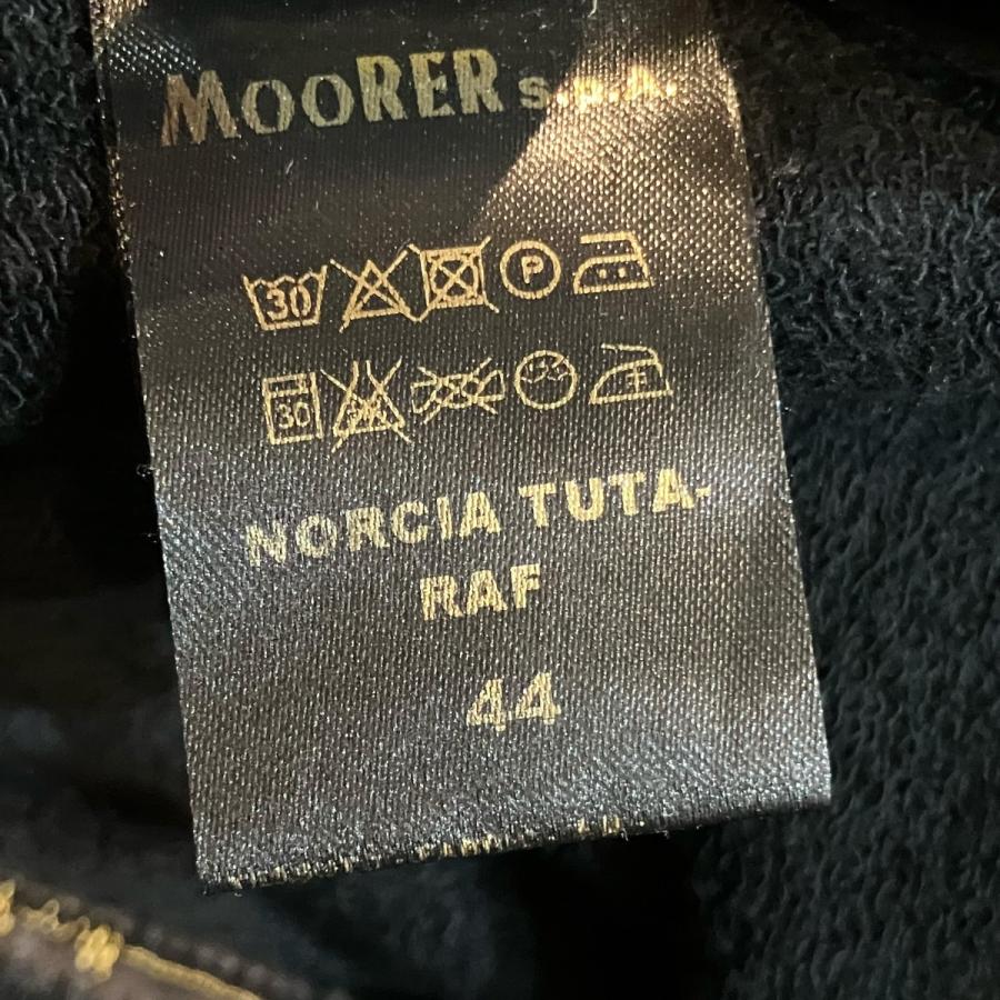 ムーレー MOORER ジップアップパーカー ブラック サイズ：44_5