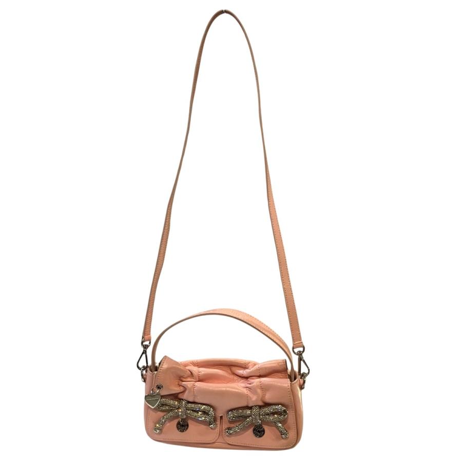 美品 acne studios マルチポケットマイクロバッグ ピンク ショルダー Acne Studios（アクネ ストゥディオズ） 【値下げ】ACNE STUDIOS