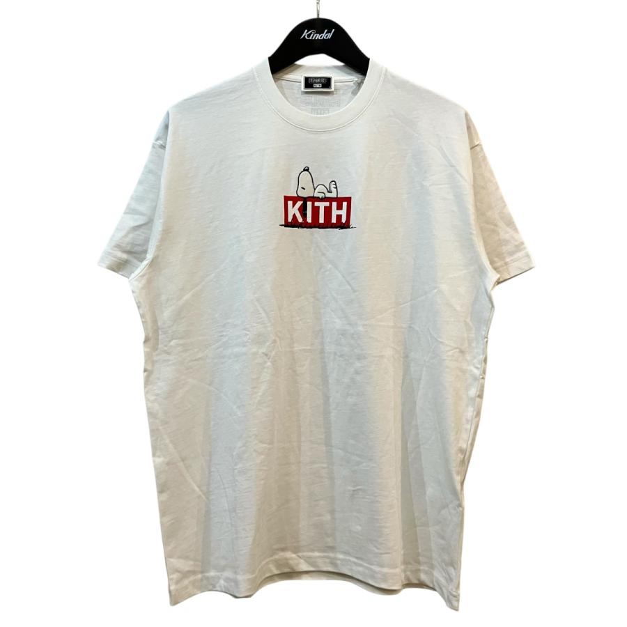 未使用品★Kith For Peanuts Doghouse Tee スヌーピー KITH（キス） 【値下げ】KITH×PEANUTS 「Doghouse Tee」 ボックスロゴ