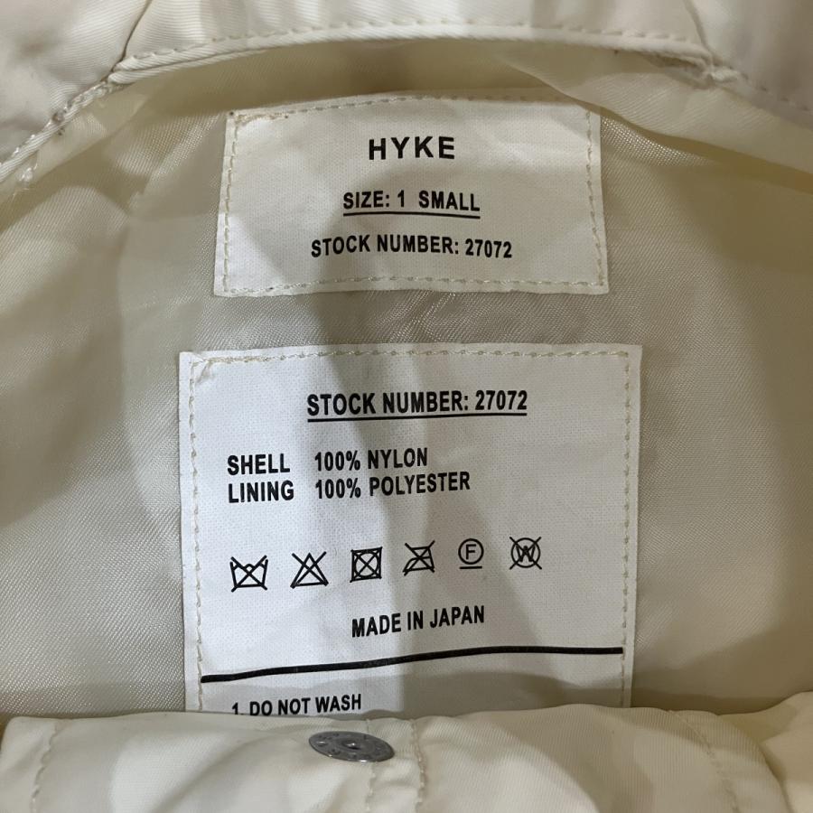 HYKE（ハイク） ナイロンロングフィールドコート 27072 カーキ サイズ 