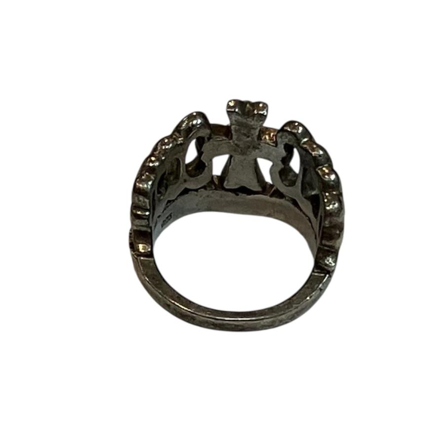 美品 ジャスティンデイビス 指輪 王冠 クラウン 13号 11-26022301 JUSTIN DAVIS（ジャスティンデイビス） 王冠モチーフリング シルバー