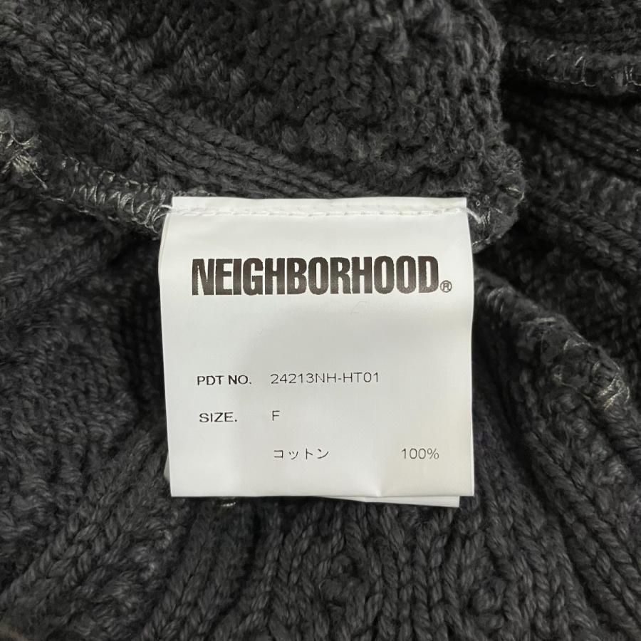 neighborhood washed cable beanie ブラック 新品 NEIGHBORHOOD（ネイバーフッド） 「WASHED CABLE BEANIE」 ウオッシュ