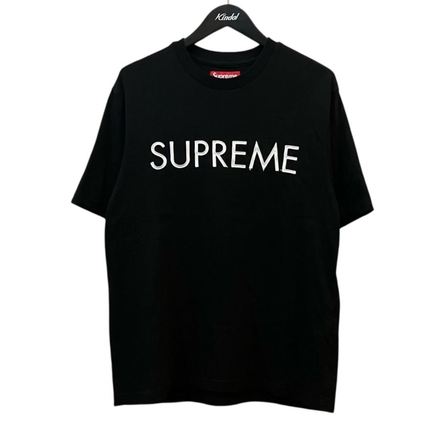 Supreme プリントTシャツ ブラック S Supreme（シュプリーム） ロゴ刺繍Tシャツ ブラック サイズ：S