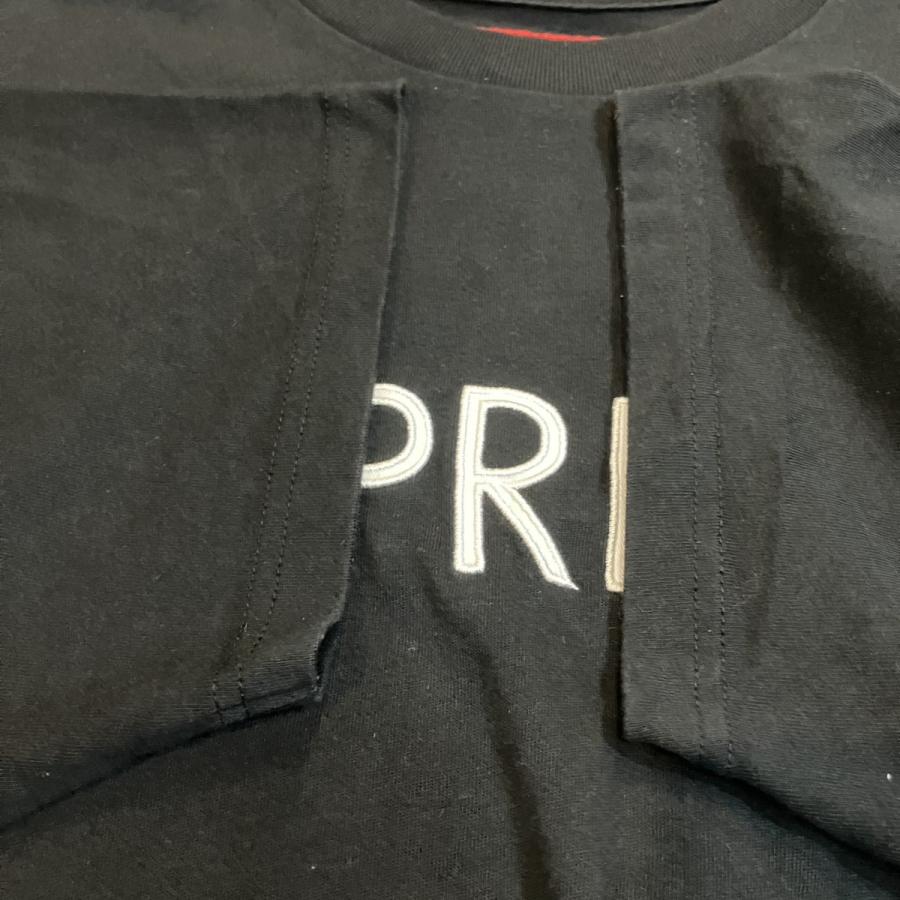 Supreme（シュプリーム） ロゴ刺繍Tシャツ ブラック サイズ：S