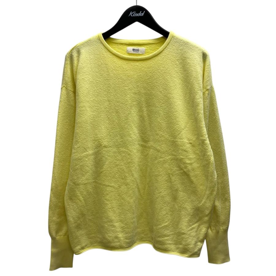 Ron Herman - ロンハーマン  コットンプルオーバーニット　ライトイエロー新品 Ron Herman（ロンハーマン） RHC Ron Herman コットンニットプル