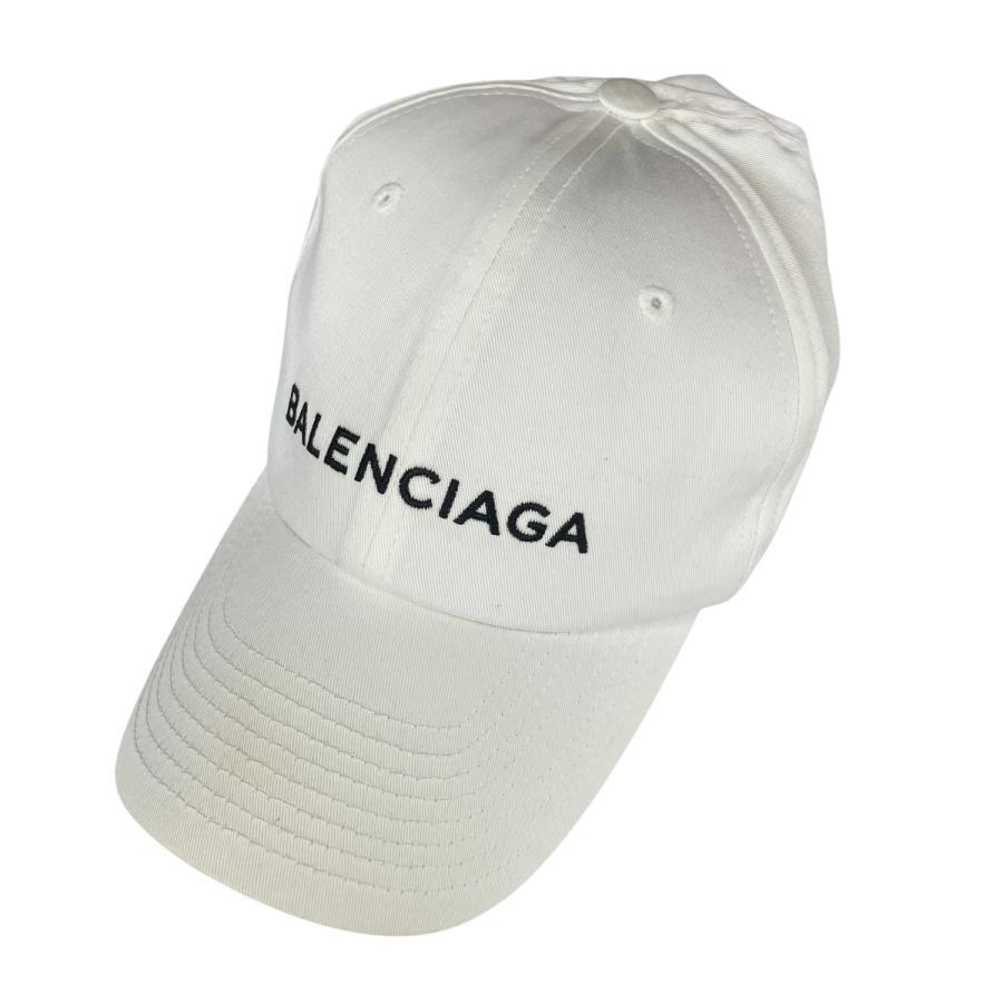 BALENCIAGA（バレンシアガ） ブランドロゴキャップ ホワイト サイズ：L
