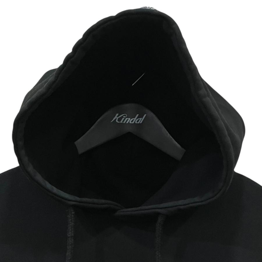 ヴェトモン VETEMENTS メタルロゴプルオーバーパーカー ブラック