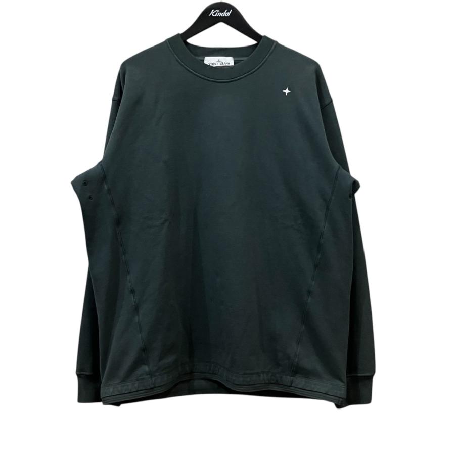 STONE ISLAND（ストーン アイランド） クルーネックスウェット ブルー 