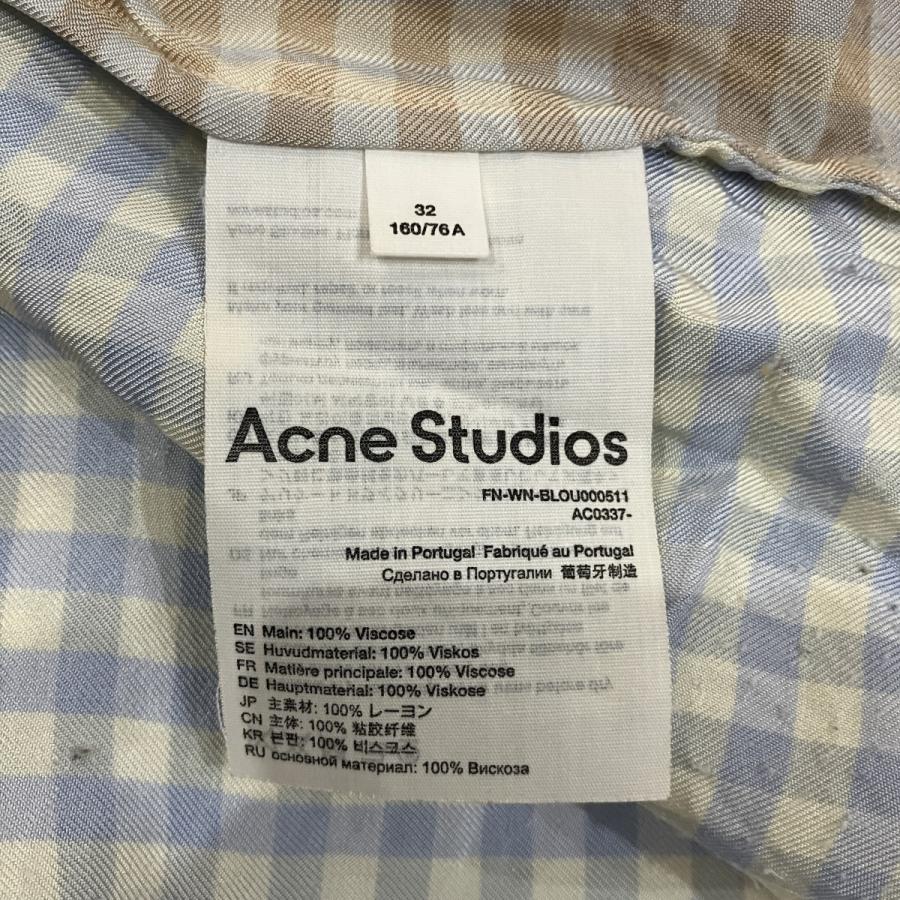 Acne Studios（アクネ ストゥディオズ） ギンガムチェックシャツ FN-WN
