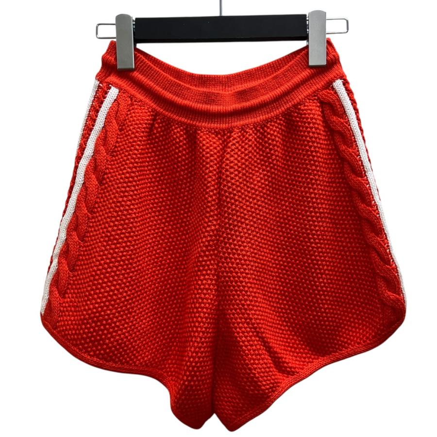 GUCCI  グッチ アディダス ショート パンツ ニット赤　レッド GUCCI（グッチ） グッチ×アディダス GUCCI×adidas サイドラインニット
