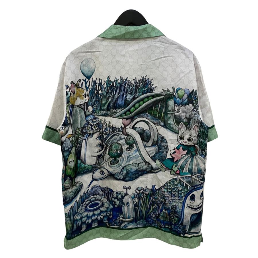 GUCCI（グッチ） ヒグチユウコオープンカラーシャツ 864048 黄緑
