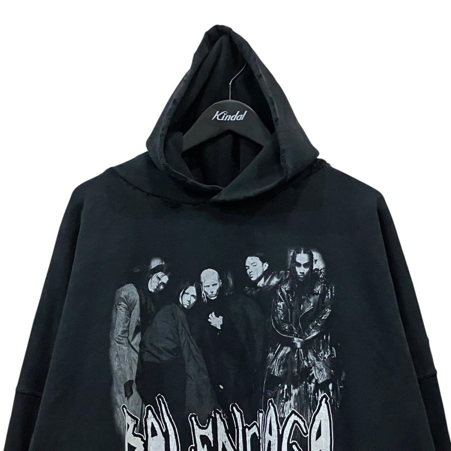 BALENCIAGA（バレンシアガ） ロゴグラフィティ パーカー 821861