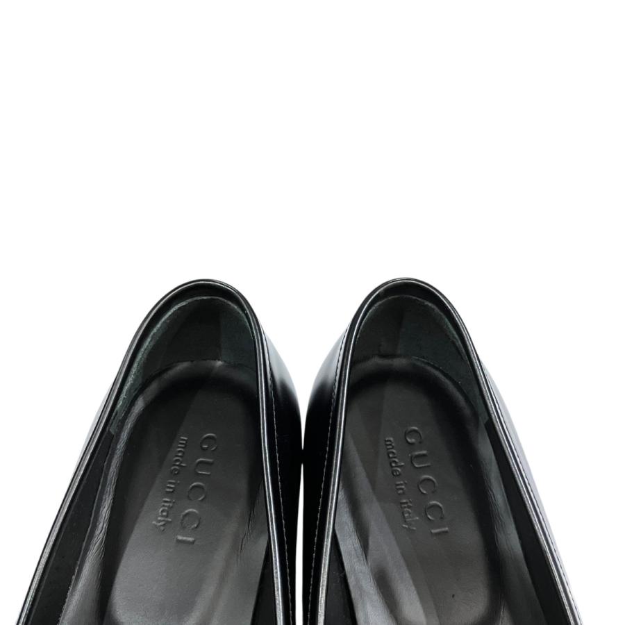 GUCCI（グッチ） スタッズホースビットローファーシューズ ブラック