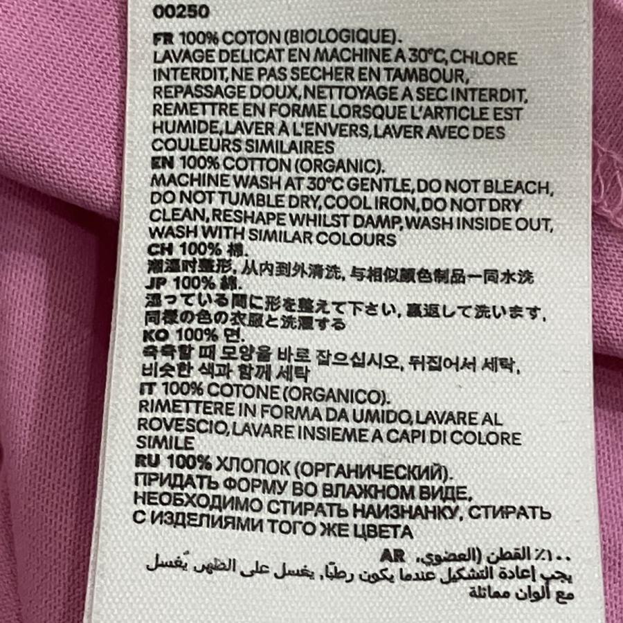 アミパリス AMI PARIS ハートロゴTシャツ ピンク サイズ：M