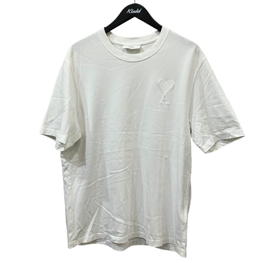 アミパリス AMI PARIS ハートロゴTシャツ ホワイト サイズ：S