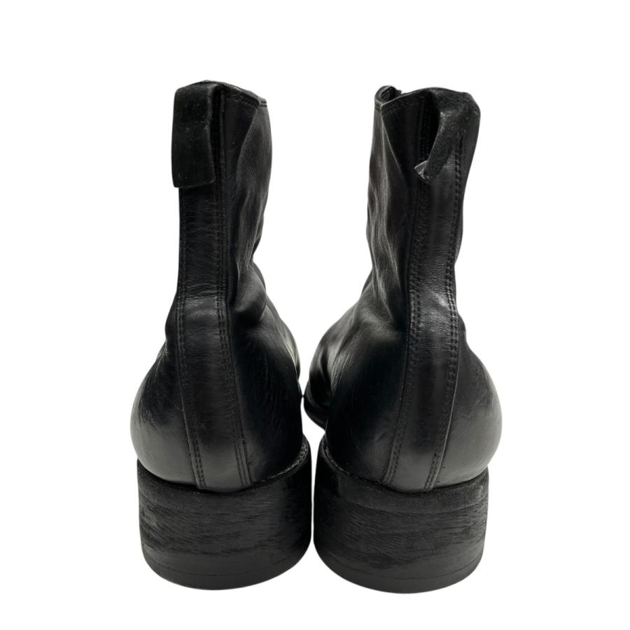 靴 guidi 42 GUIDI（グイディ） フロントジップブーツ ブラック サイズ：42(27.5cm