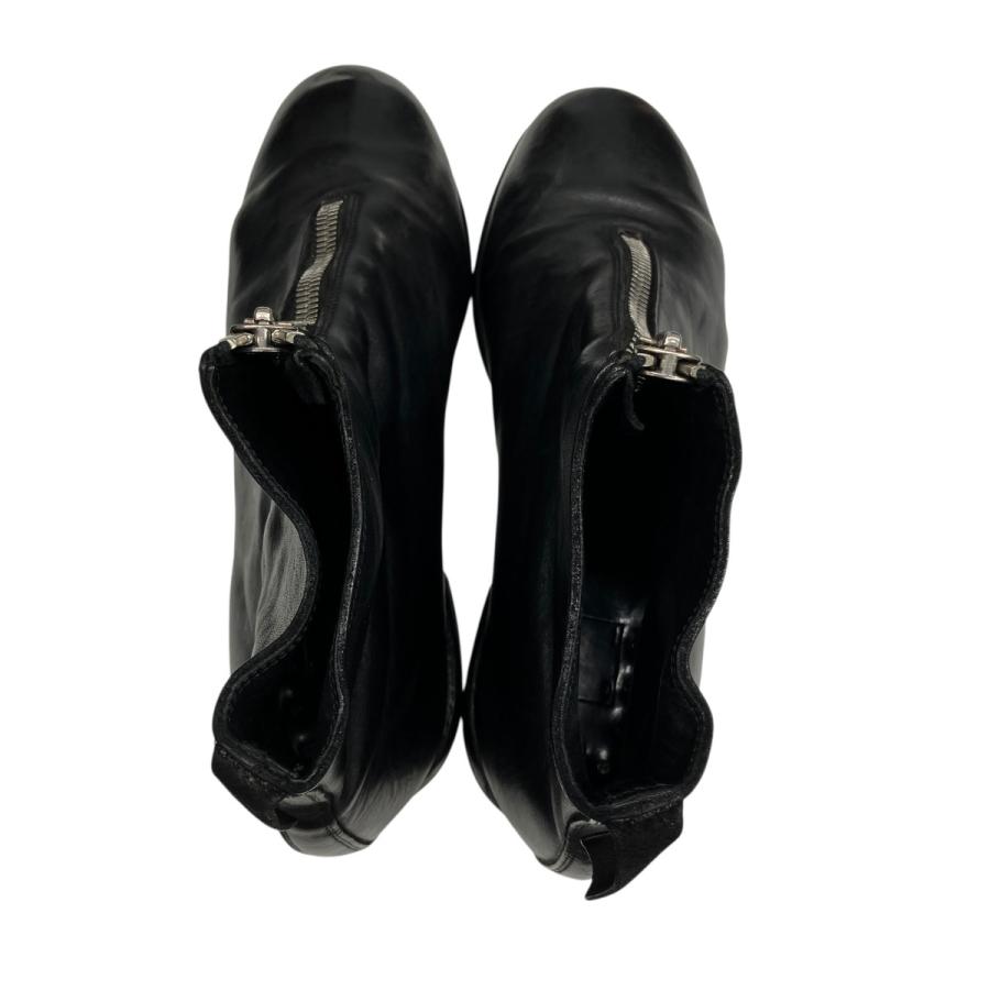 靴 guidi 42 GUIDI（グイディ） フロントジップブーツ ブラック サイズ：42(27.5cm
