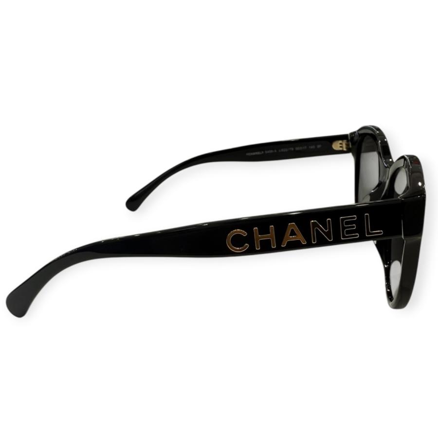 【美品】CHANEL シャネル サングラス 5458-A 55□17 ココマーク CHANEL（シャネル） サングラス 5458-A ブラック サイズ：55□17 140