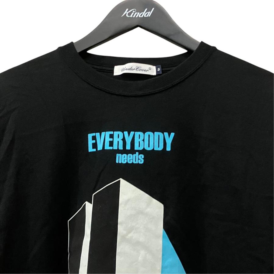 UNDERCOVER（アンダーカバー） プリントTシャツ ブラック サイズ：3