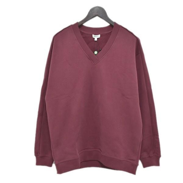 Kenzo 19aw 安い Vネックスウェットトレーナー ボルドー アメリカ村店 サイズ S
