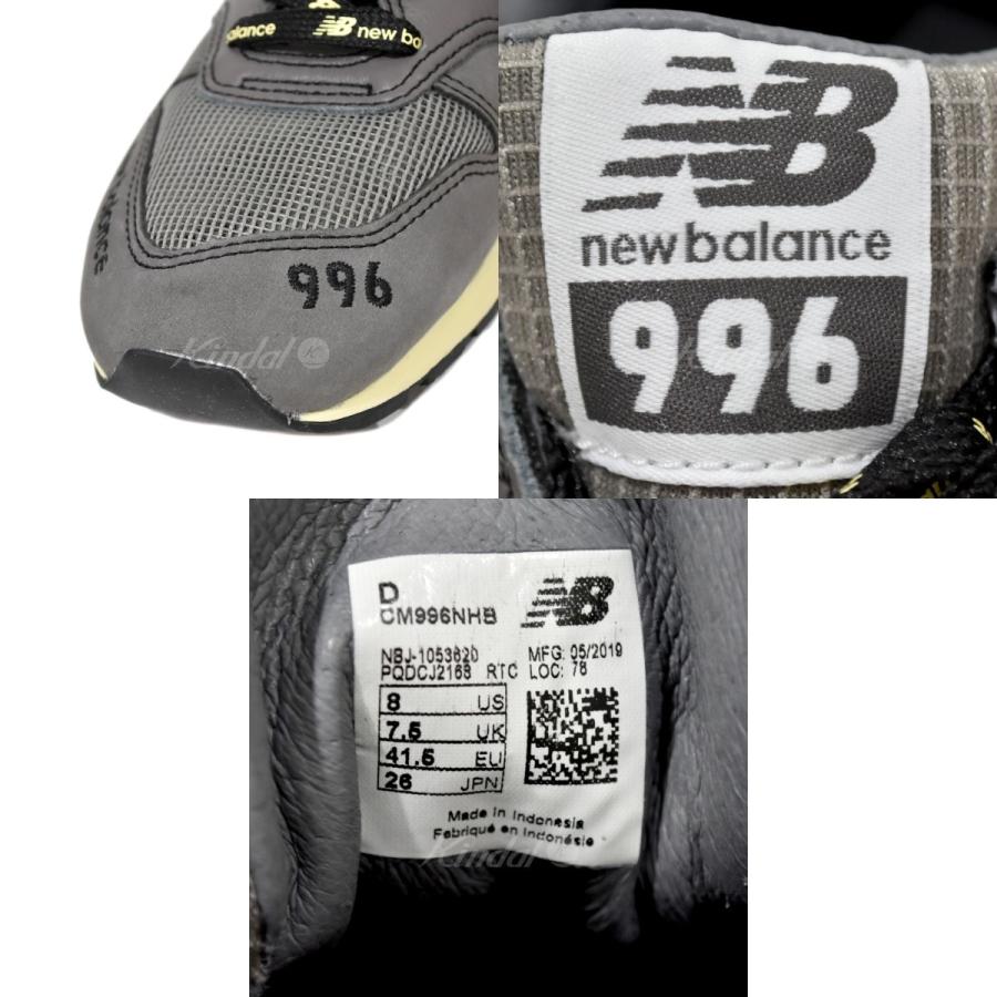New Balance N Hoolywood スニーカー Cm996nhb グレー サイズ Us8 26ｃｍ 四ツ橋北堀江店 2102 ブランド古着カインドオル 通販 Yahoo ショッピング