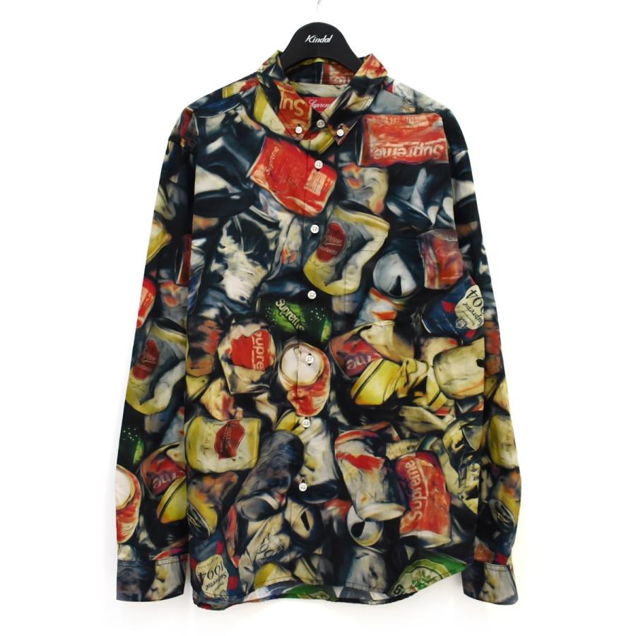 Supreme 【値下げ】SUPREME 21SS Cans Shirt 総柄シャツ マルチカラー 