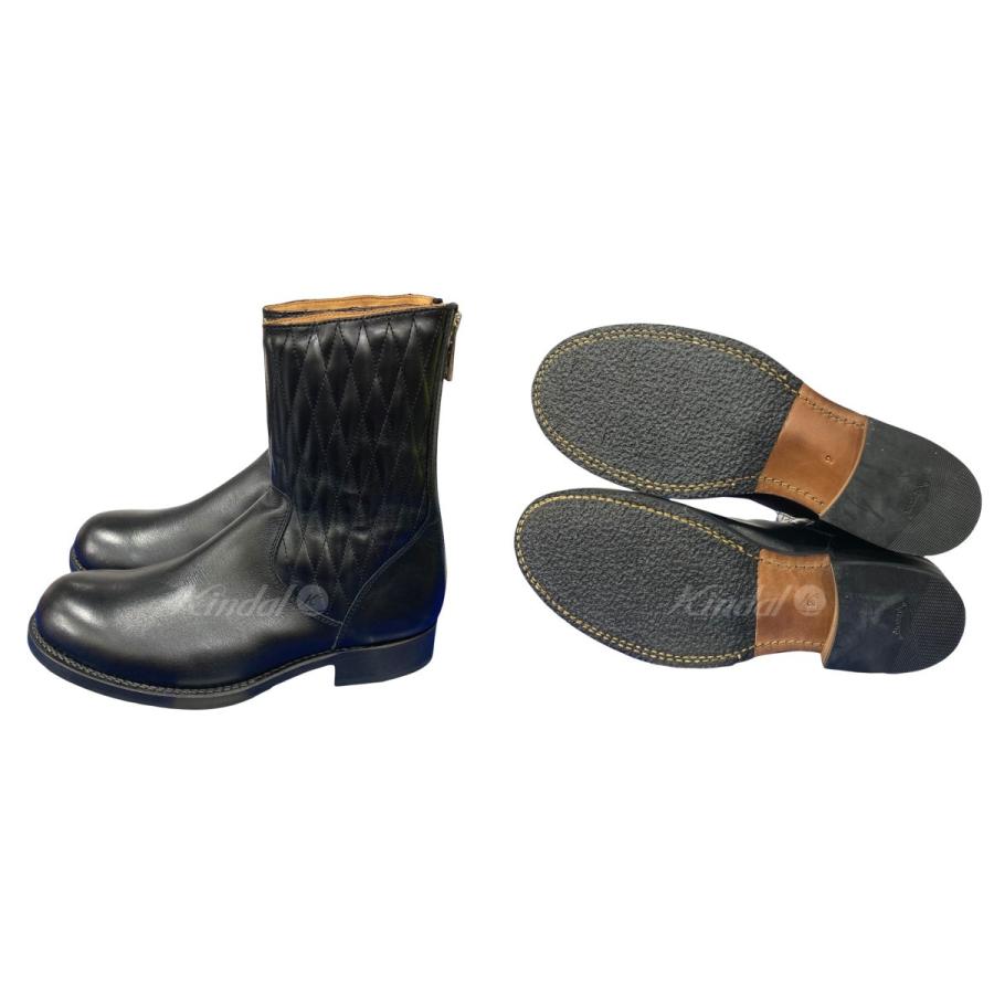 AKM エイケイエム 27 ブラウン ブーツ 42 サイドゴア