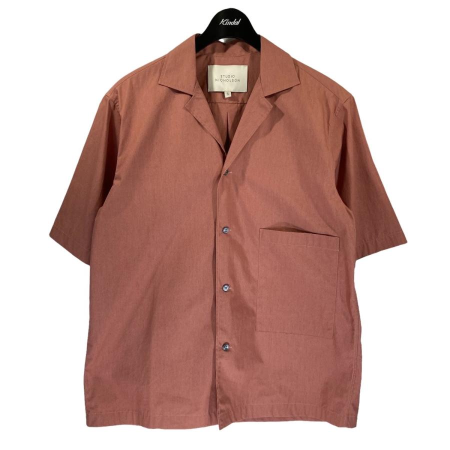 STUDIO NICHOLSON SHORT SLEEVE CAMP COLLAR SHIRT 半袖シャツ SNM-020 