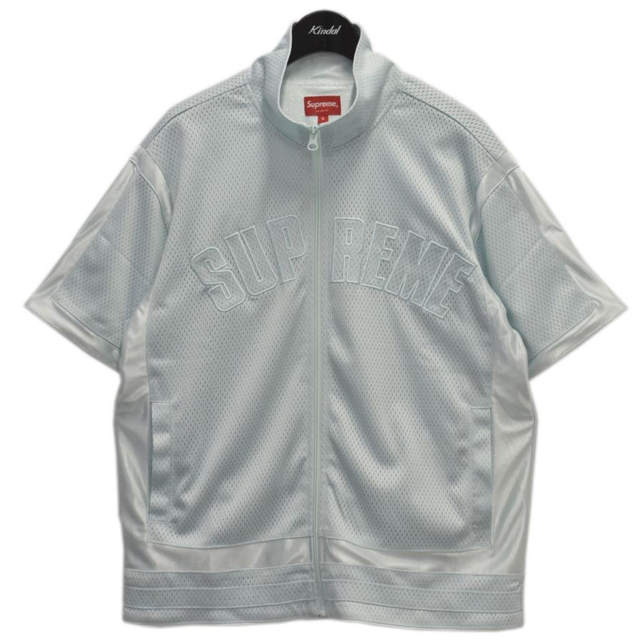 Supreme SUPREME 21ss Mesh Warm Up Top 半袖ジャケット ターコイズ  