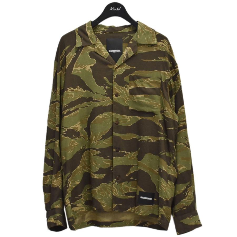 値下げ】NEIGHBOR HOOD 20SS ALOHA．TIGER／RL-SHIRT．LS 長袖 アロハ 