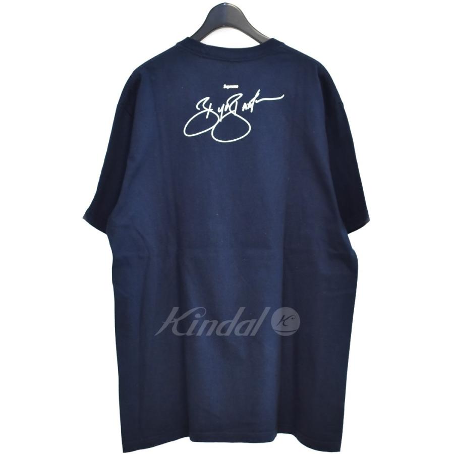 Supreme SUPREME 19SS Buju Banton Wake The World Tee ネイビー  