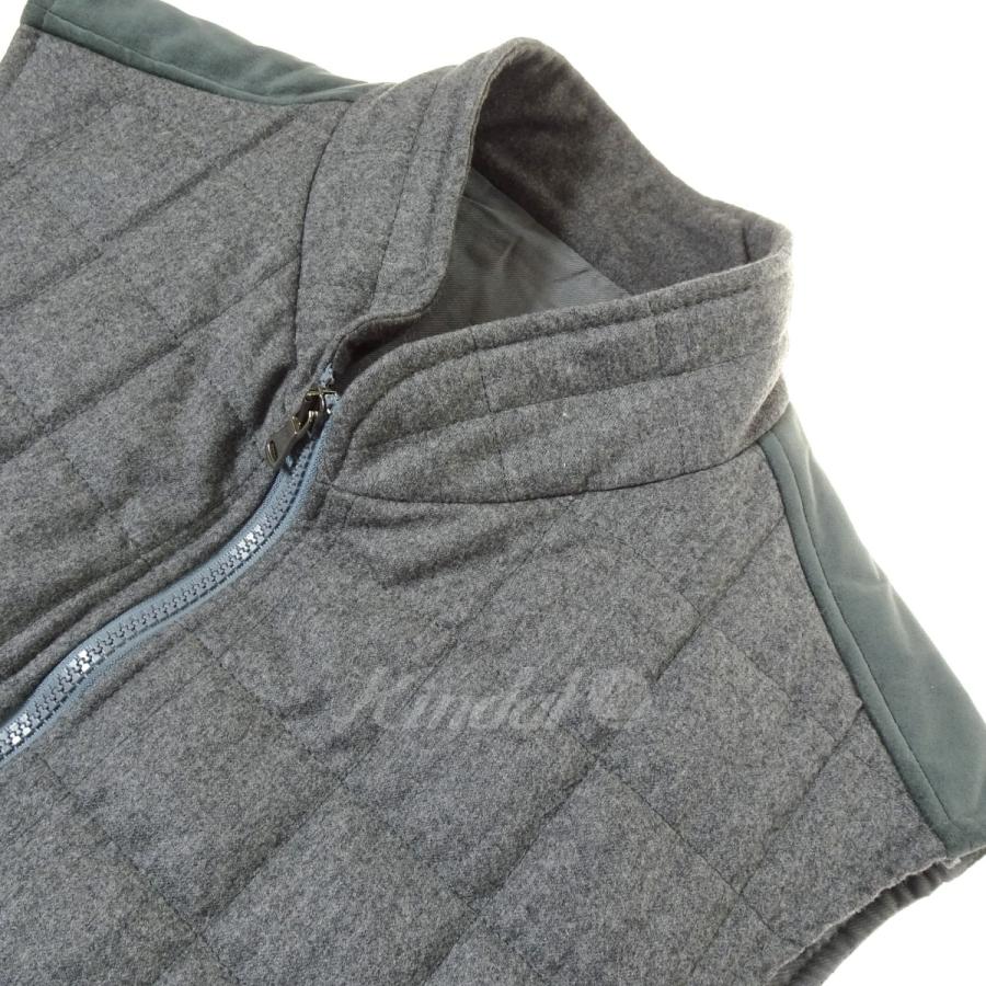 高級素材使用ブランドCharocal キルティング ベスト カンタキルト