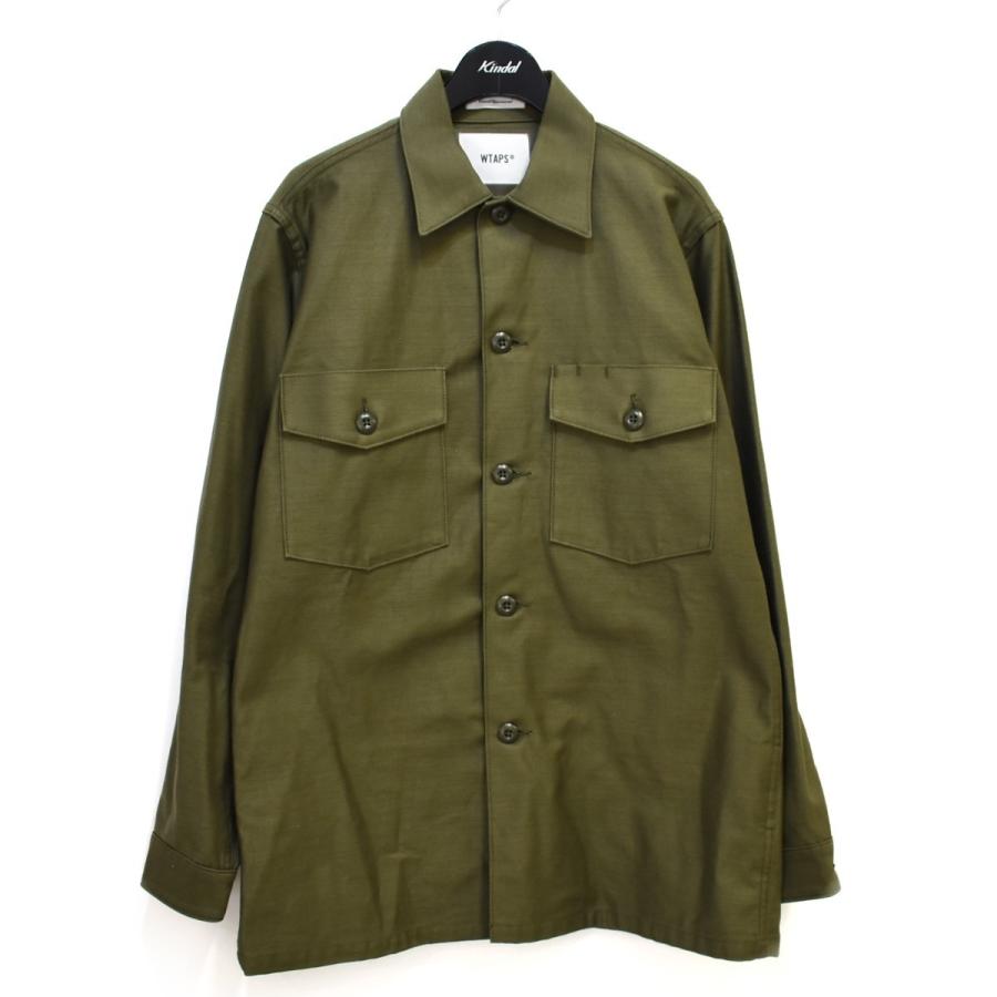 WTAPS WMILL-LS 02 ミリタリーシャツ オリーブ サイズ：02 (心斎橋 